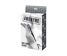 Toyfa Anonymo flogger, PU leather, juodas, 45 cm