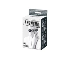 Toyfa Anonymo gag, TPR, juodas, 64 cm