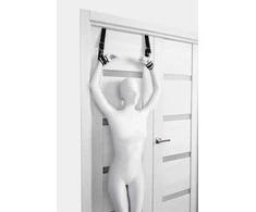 Toyfa Anonymo hand clamps, polyester, sidabrinis, 23 cm