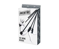 Toyfa Anonymo Sex swing, Velour, juodas