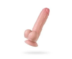 Toyfa Dildo My Babe iš RealStick My Honey, minkštimas, TPE, 18 cm