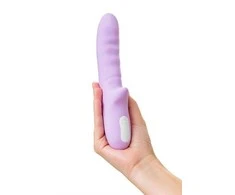 Toyfa JOS JRotator vibratorius MERRY-GOR, silikonas, violetinis, 20,7 cm