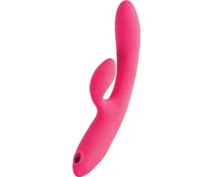 Toyfa JOS Vibratorius su vakuuminių bangų stimuliacija Enila, silikonas, rožinė, 23 cm