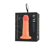 Toyfa Realistic dildo kalibras 14/3, PVC, minkštimas, ilgis 14 cm, skersmuo 3 cm