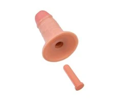 Toyfa Realistic dildo kalibras 14/6, PVC, minkštimas, ilgis 14 cm, skersmuo 6 cm