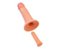 Toyfa Realistic dildo kalibras 16/4, PVC, minkštimas, ilgis 16 cm, skersmuo 4 cm