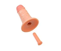 Toyfa Realistic dildo kalibras 16/6, PVC, minkštimas, ilgis 16 cm, skersmuo 6 cm