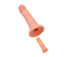 Toyfa Realistic dildo kalibras 18/4, PVC, minkštimas, ilgis 18cm, skersmuo 4cm