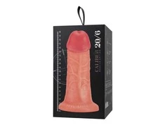Toyfa Realistic dildo kalibras 20/6, PVC, minkštimas, ilgis 20 cm, skersmuo 6 cm
