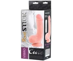 Toyfa RealStick Elite, Gerard vibratorius, TPR, minkštimas, 18,5 cm