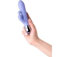Toyfa Vibratorius su klitorio stimuliacija Flovetta Crocus, silikonas, violetinė, 17,5 cm