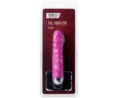 „Toyfa xBlack &amp; Raudona“, vibratorius, 6 vibracijos režimai, silikoninis, rožinis, 16 cm, O 3,5 cm