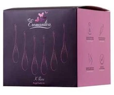 Toyfa xEROMANTICA 6 makšties kamuoliukų rinkinys K-ROSE, silikonas, rožinis