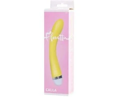 Vibratorius Flovetta by Toyfa Calla, silikonas, geltonas, 22 cm