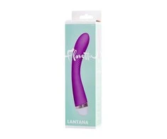 Vibrator Flovetta by Toyfa Lantana, silicone, violetinė, 22 cm