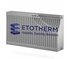 ETOTHERM plieno radiatorius T33xH600xL500 K šoninio pajungimo (360113)