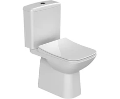 Pastatomas unitazas DURU su lėtu dangčiu (122047)
