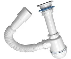 Etovis Praustuvo plastikinis sifonas su lanksčia žarna, 50 mm (150103)