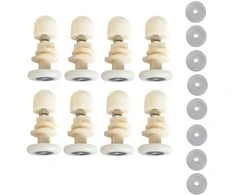 Ratukų komplektas dušo kabinos durims, 27 mm (150047)