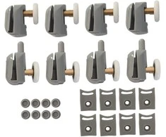 Ratukų komplektas dušo kabinos durims A-255, 24mm (150027)