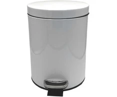 Šiukšlinė MD-0043 BALTA, 5 L apvali (310134)