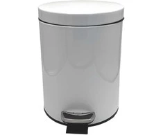Šiukšlinė MD-0043 BALTA, 5 L apvali (310134)
