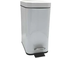 Šiukšlinė MD-0046 BALTA, 5 L siaura kvadratinė (310135)