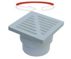 Etovis Trapas 110 (tiesus), baltas 15x15 cm (900112)