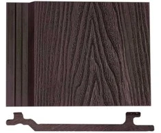 WPC profilis RUDAS, plotis 135 mm, ilgis 1 m (370381)