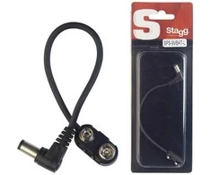 9V baterijos adapteris efektų pedaliukams Stagg SPS-9VBAT-L
