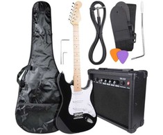 Elektrinės gitaros komplektas NN EG SET-BL