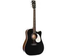 Elektro-akustinė gitara Cort MR500F-CED BKS