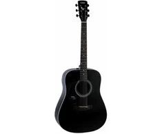 Elektro-akustinė gitara Saga SF700E BK