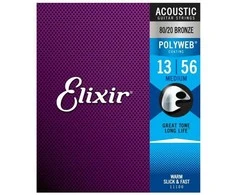 Elixir Eliksyras 11100 Polyweb Medium 13-56 80/20 Bronze 12-56