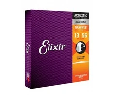 Elixir Eliksyras 11102 Nanoweb Medium 80/20 Bronze 13-56
