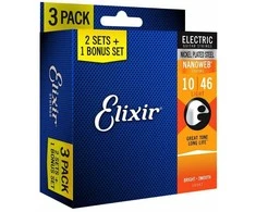 Elixir Eliksyras 16540 Nanoweb Light 10-46 (3 komplektai)
