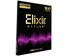Elixir Eliksyras Attune Phosphor Bronze 21002 10-47