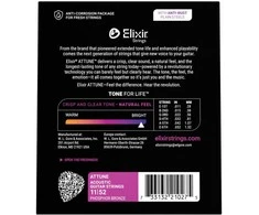 Elixir Eliksyras Attune Phosphor Bronze 21027 11-52