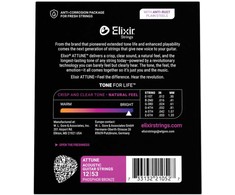Elixir Eliksyras Attune Phosphor Bronze 21052 12-53