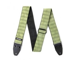 Gitaros diržas Dunlop Designer Jacquard Hexagon Echo Olive