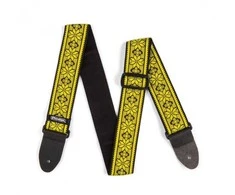 Gitaros diržas Dunlop Jacquard Fillmore Geltona