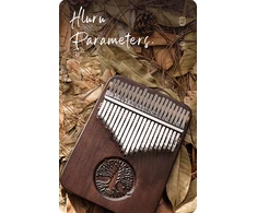 Kalimba Hluru KYT21-Walnut