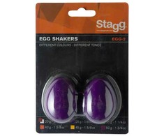 Kiaušinio formos barškučiai Stagg EGG-2 PP (2 vnt.)