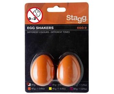Kiaušinio formos barškučiai Stagg EGG-2 OR (2 vnt.)