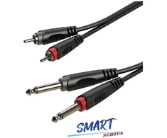 Laidas 2x RCA/m – 2x JACK/m (3m) Roxtone SACC150L3