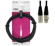 Mikrofoninis laidas Gewa ProLine 190.560 XLR(f) – XLR(m) 15m