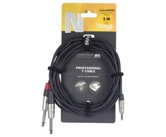 Mini Jack Stagg NYC3/MPS2PR mini jack/m – 2x jack/m 3m