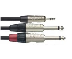 Mini Jack Stagg NYC3/MPS2PR mini jack/m – 2x jack/m 3m