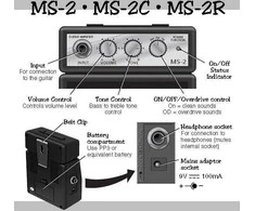 Mini kubas elektrinei gitarai Marshall MS-2B (1W)