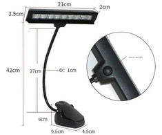 Natų apšvietimo lempa Kera Audio PD14 BK